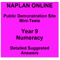 NAPLAN Online MiniTest Answers Numeracy Year 9